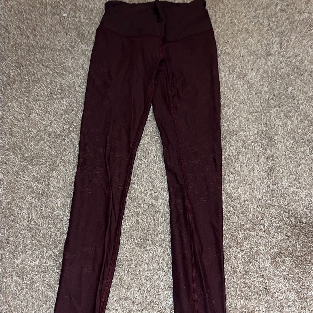 lululemon athletica Burgundy Leggings